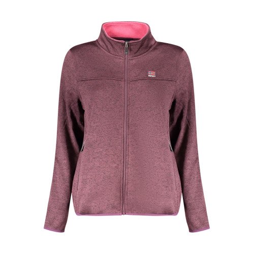 NORWAY 1963 Женский свитшот на молнии, фиолетовый