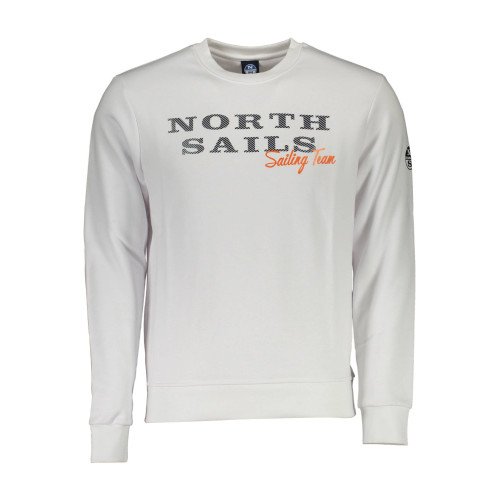 NORTH SAILS Men's zip-up sweatshirt, white