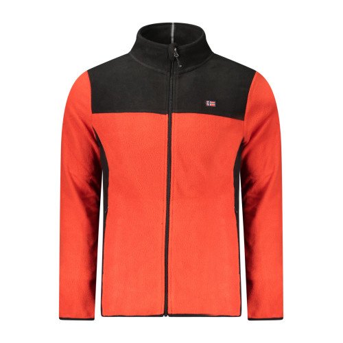 NORWAY 1963 Men's zip-up sweatshirt, red