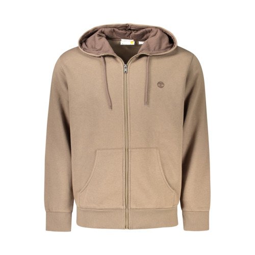 TIMBERLAND Men's zip-up sweatshirt, brown