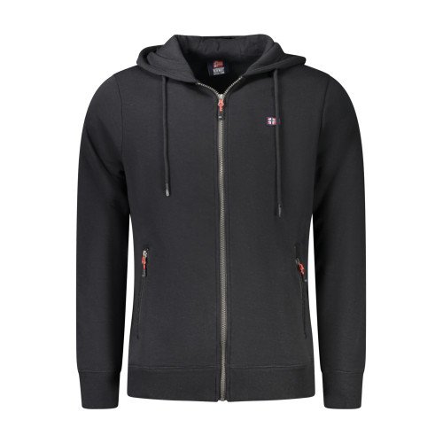 NORWAY 1963 Men's zip-up sweatshirt, black