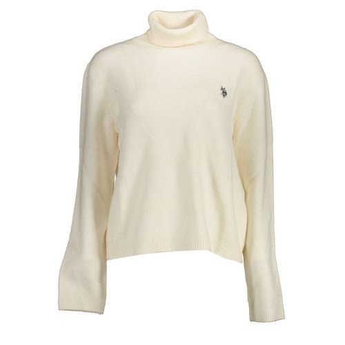 U.S. POLO Women's polo sweater, white