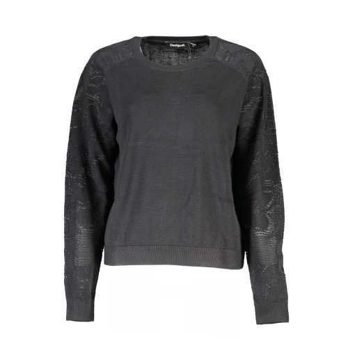 DESIGUAL Naiste sviiter, must