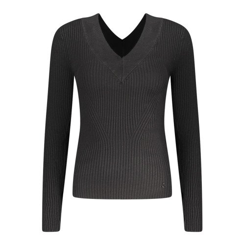 GUESS JEANS Džemperis moterims, juodas