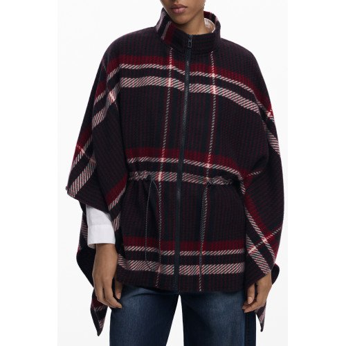 DESIGUAL Women's poncho, black