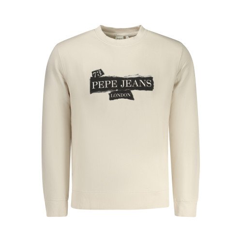 PEPE JEANS Man's zip-up sweatshirt, beige