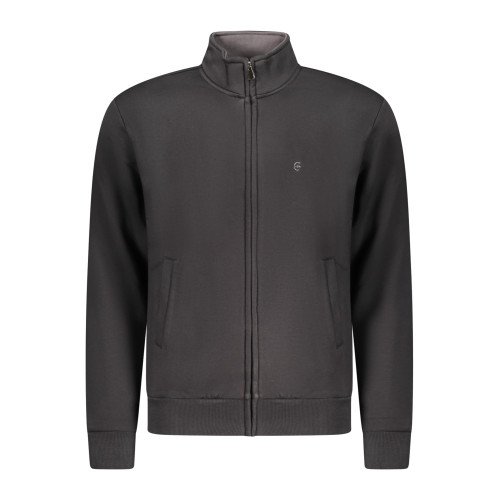 COVERI MOVING Men's zip-up sweatshirt, black