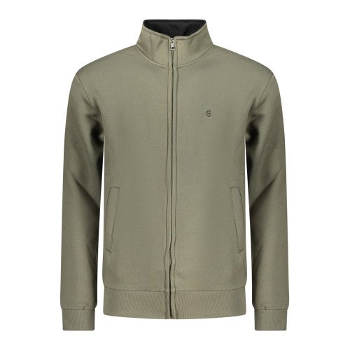 COVERI MOVING Džemperis su užtrauktuku vyrams, žalias