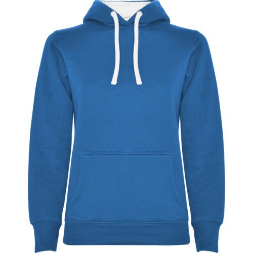 Women's fitted-cut sweatshirt URBAN WOMAN, royal blue/white