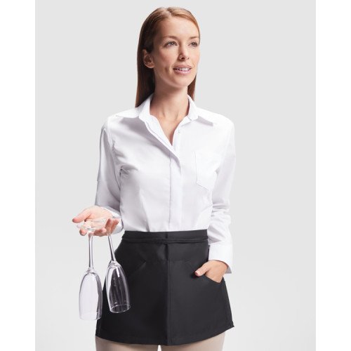 Unisex short apron MINI, black