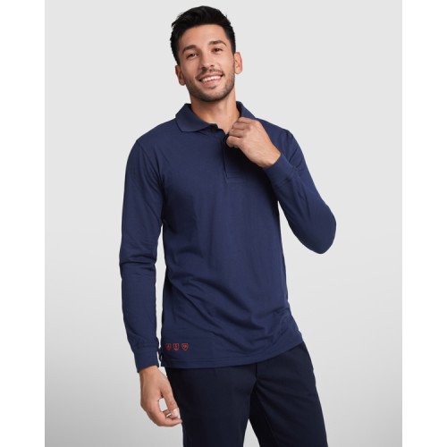 Unisex long-sleeve polo...