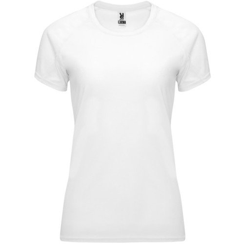 Women's technical t-shirt BAHRAIN WOMAN, white