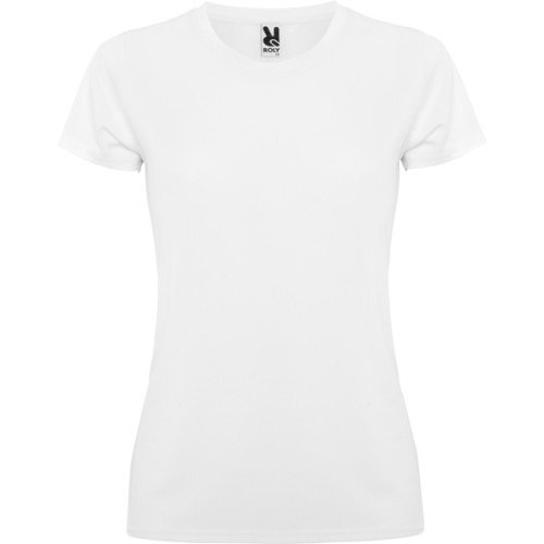 Women's fitted t-shirt MONTECARLO WOMAN, white