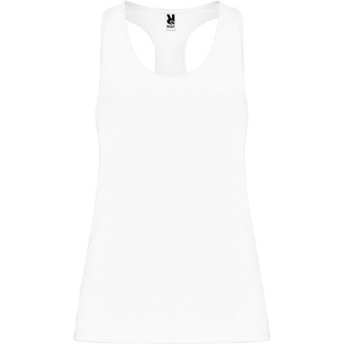 Women's racerback tank AIDA, white