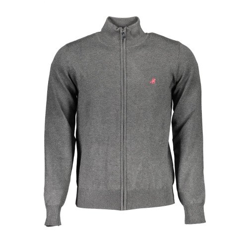 U.S. GRAND Men's cardigan, grey