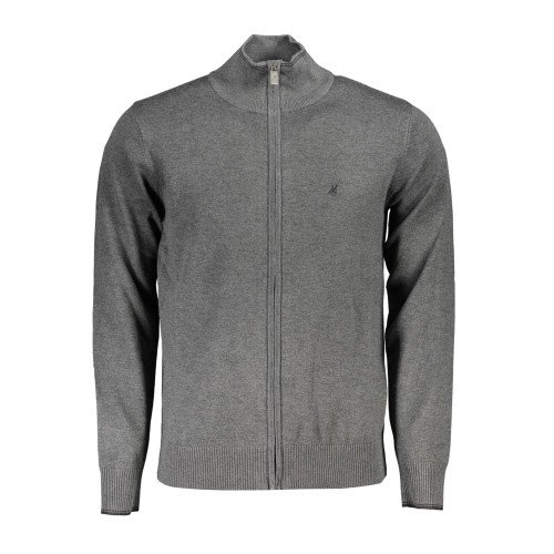 U.S. GRAND Men's cardigan, grey