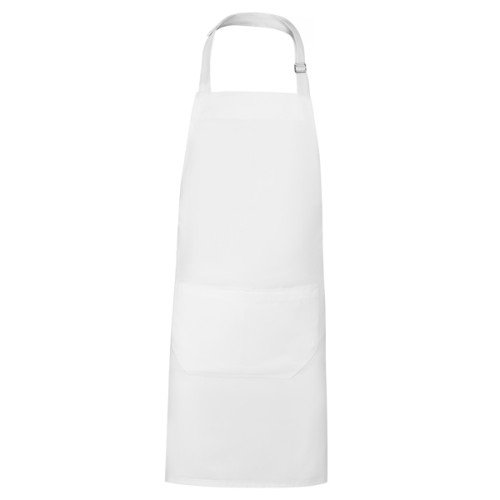 Unisex long apron BOST, white