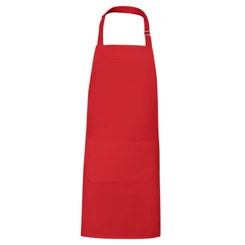 Unisex long apron BOST, red