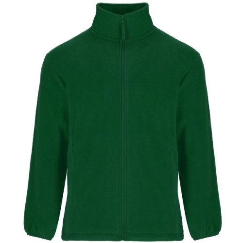 Man's fleeced jacket ARTIC, bottle green