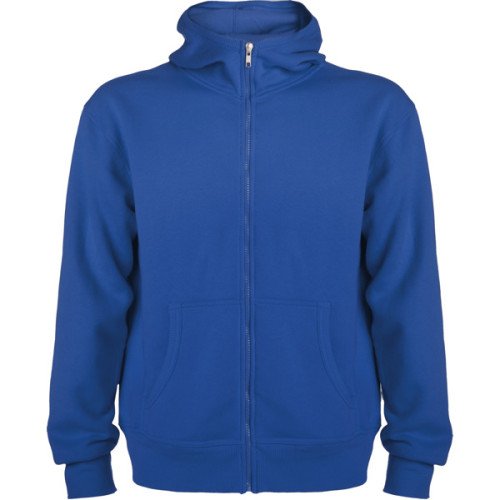 Man's sweat hooded jacket MONTBLANC, royal blue