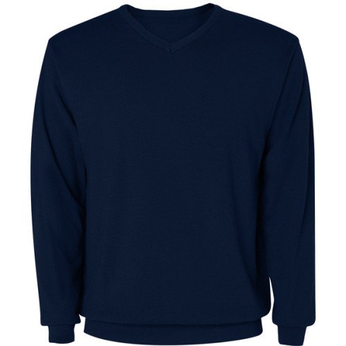 Man's fine knit jumper HILUX, navy blue