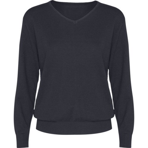 Women's fine knit jumper HILUX WOMAN, ebony
