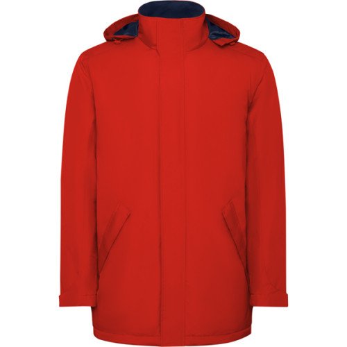 Kid's padded parka AMERICA, red
