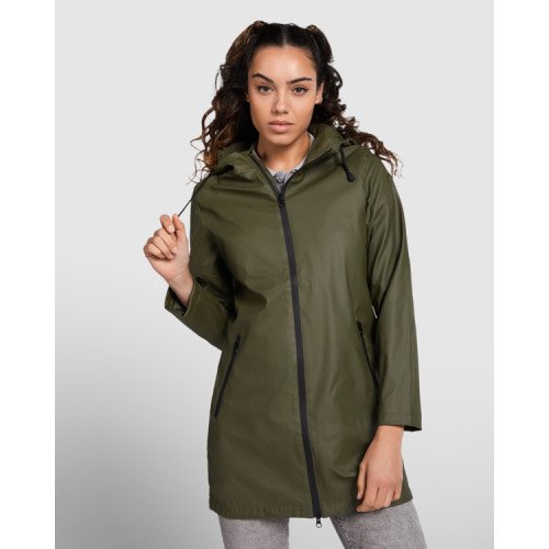 Üksikisikute veekindel vihmamantel SITKA WOMAN, tume armee roheline