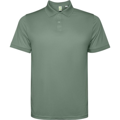 Man's technical polo shirt TORMO, laurel green