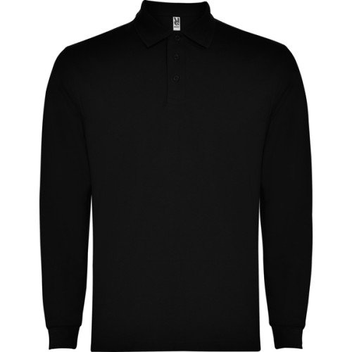 Man's long-sleeve polo...