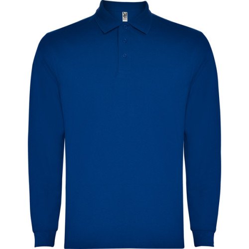 Man's long-sleeve polo...