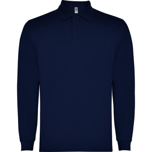 Man's long-sleeve polo...