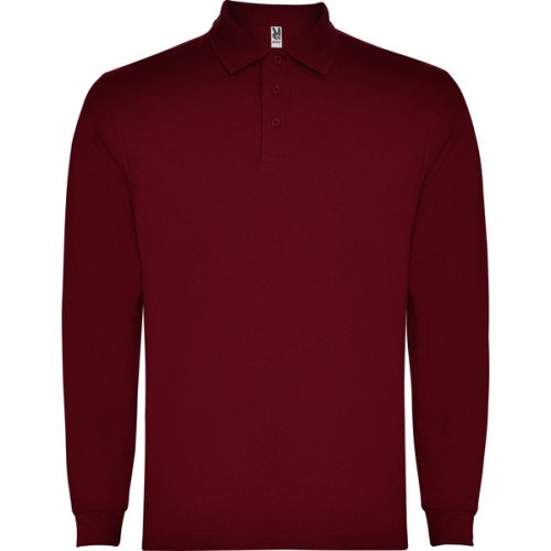 Man's long-sleeve polo...