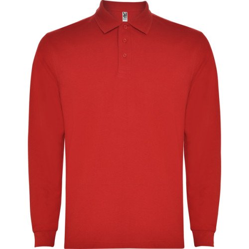 Man's long-sleeve polo...