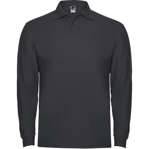 Man's long-sleeve polo...