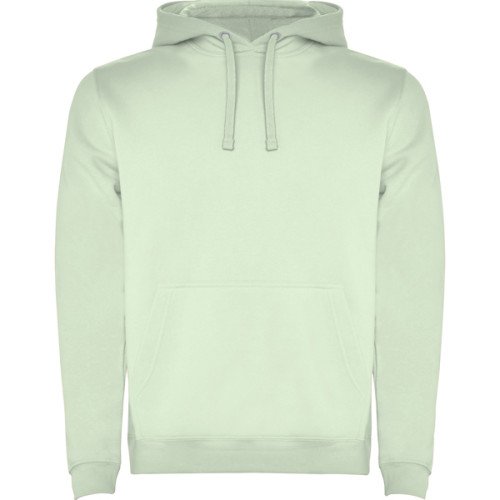 Man's two-colour hoodie URBAN, mist green