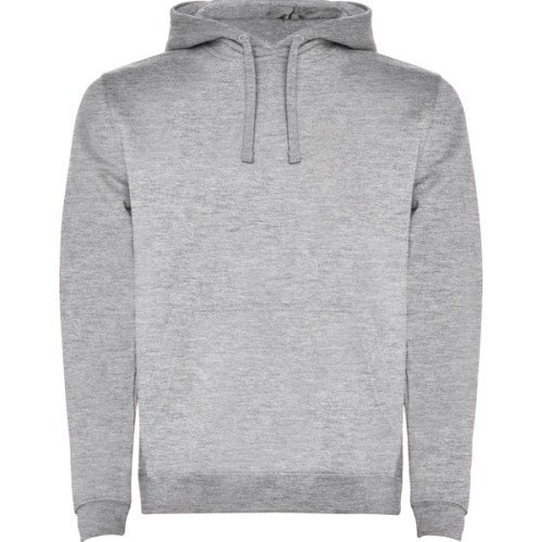 Man's two-colour hoodie URBAN, heather grey