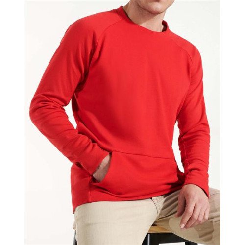 Man's raglan sweatshirt MANA, red