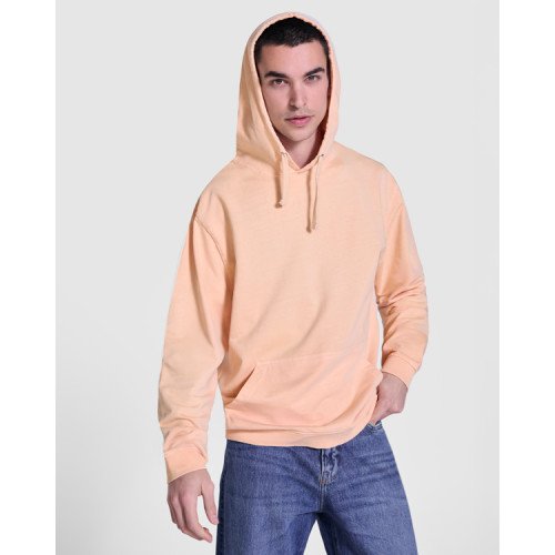 Unisex sweatshirt KENIA, light papaya washed
