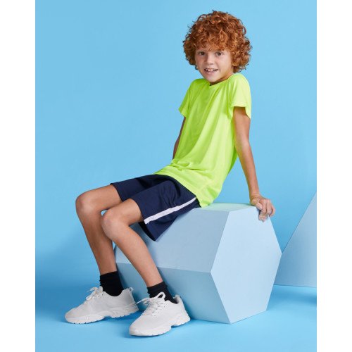 Kid's technical t-shirt ESTORIL, fluor green