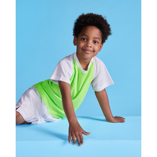 Kid's raglan t-shirt INDIANAPOLIS, fluor green/white