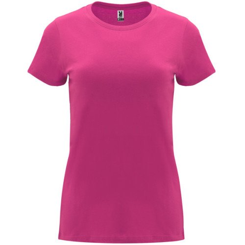Women's fitted t-shirt CAPRI, rosette