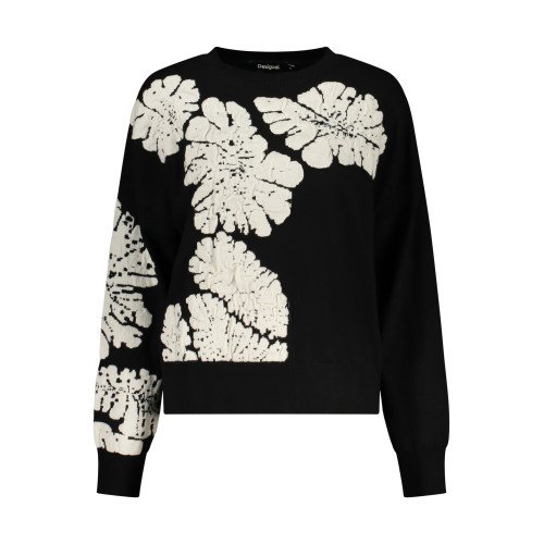 DESIGUAL Naiste sviiter, must